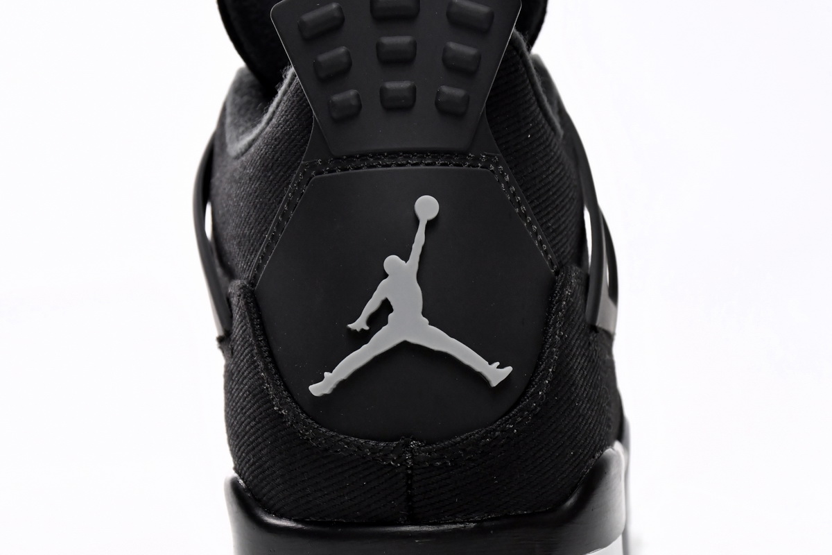 Air Jordan 4 Retro Black Canvas DH7138-006(Top quality )