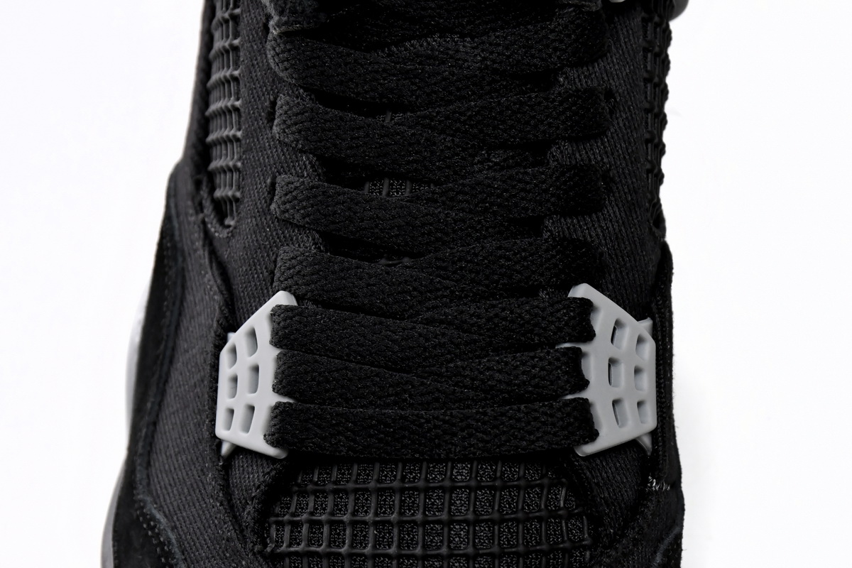 Air Jordan 4 Retro Black Canvas DH7138-006(Top quality )