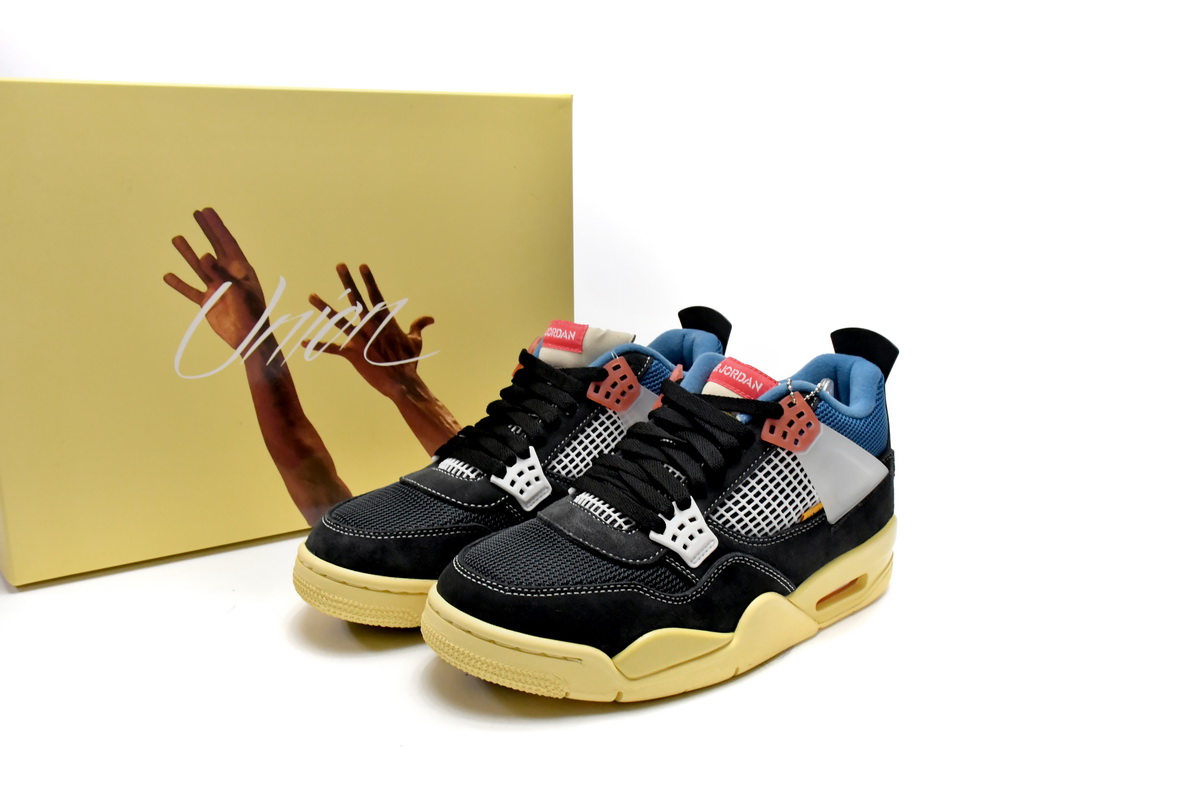 Union LA x Air Jordan 4 Retro SP Off Noir Black DC9533-001 (Top Quality)