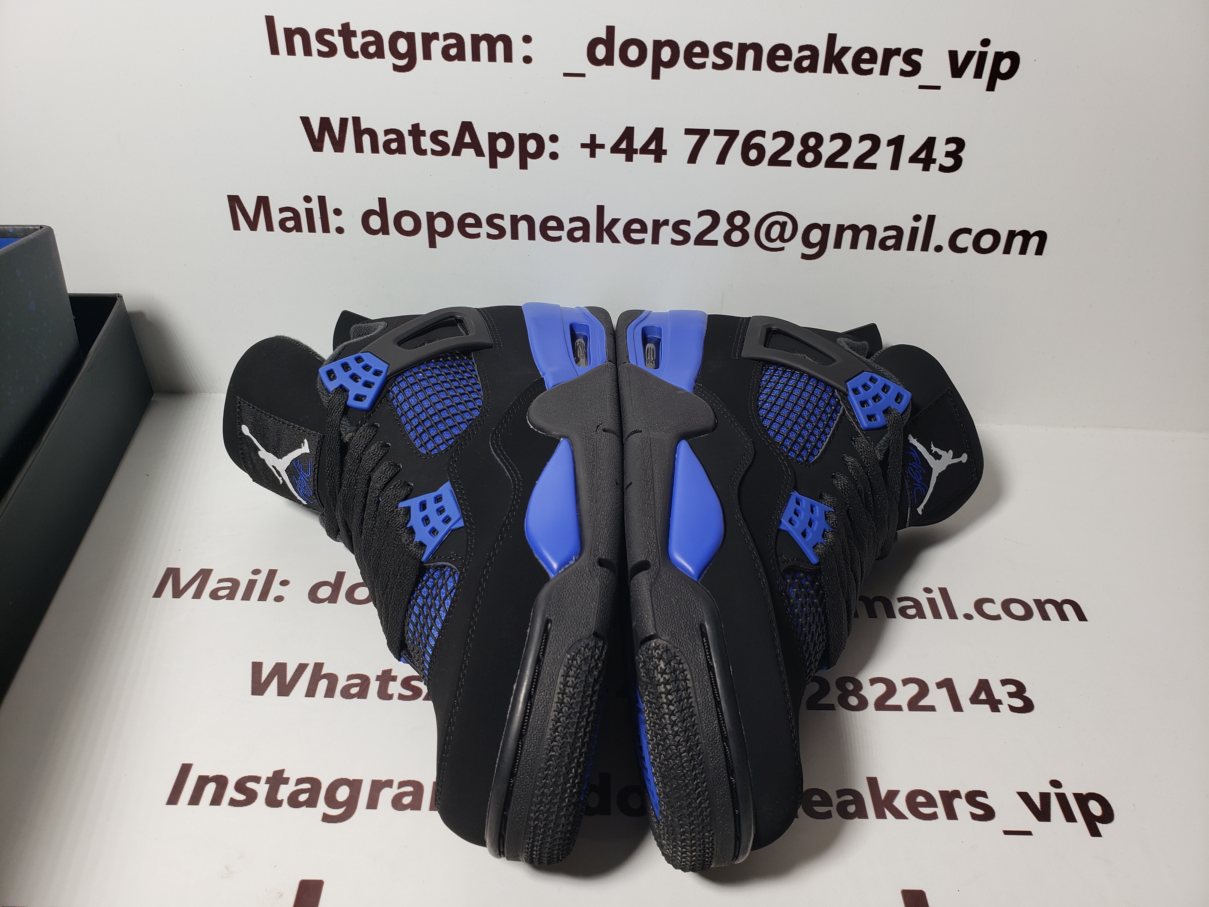 Air Jordan 4 Retro Black Game Royal CT8527-018