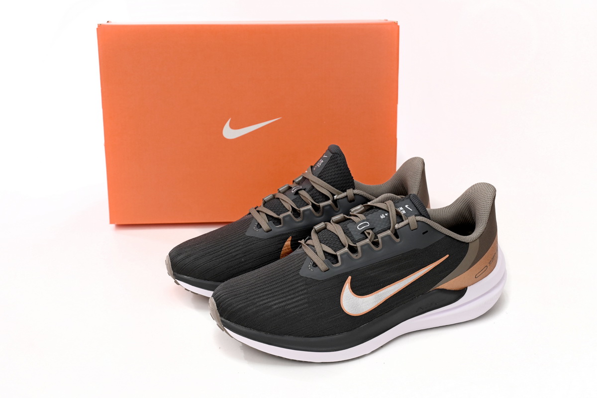 Nike Air Winflo 9 Black And White Brown DD8686-005