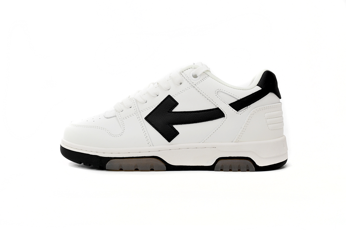 OFF-WHITE Out Of Office OOO 30 MM Low Tops Black White Blue OMIA189C99LEA0040110