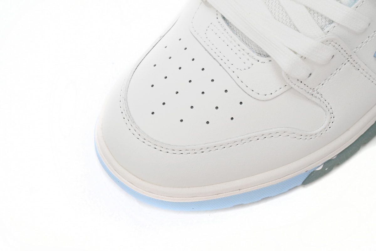 OFF-WHITE Out Of Office OOO 30 MM Low Tops White Light Blue OMIA189C99LEA0010145