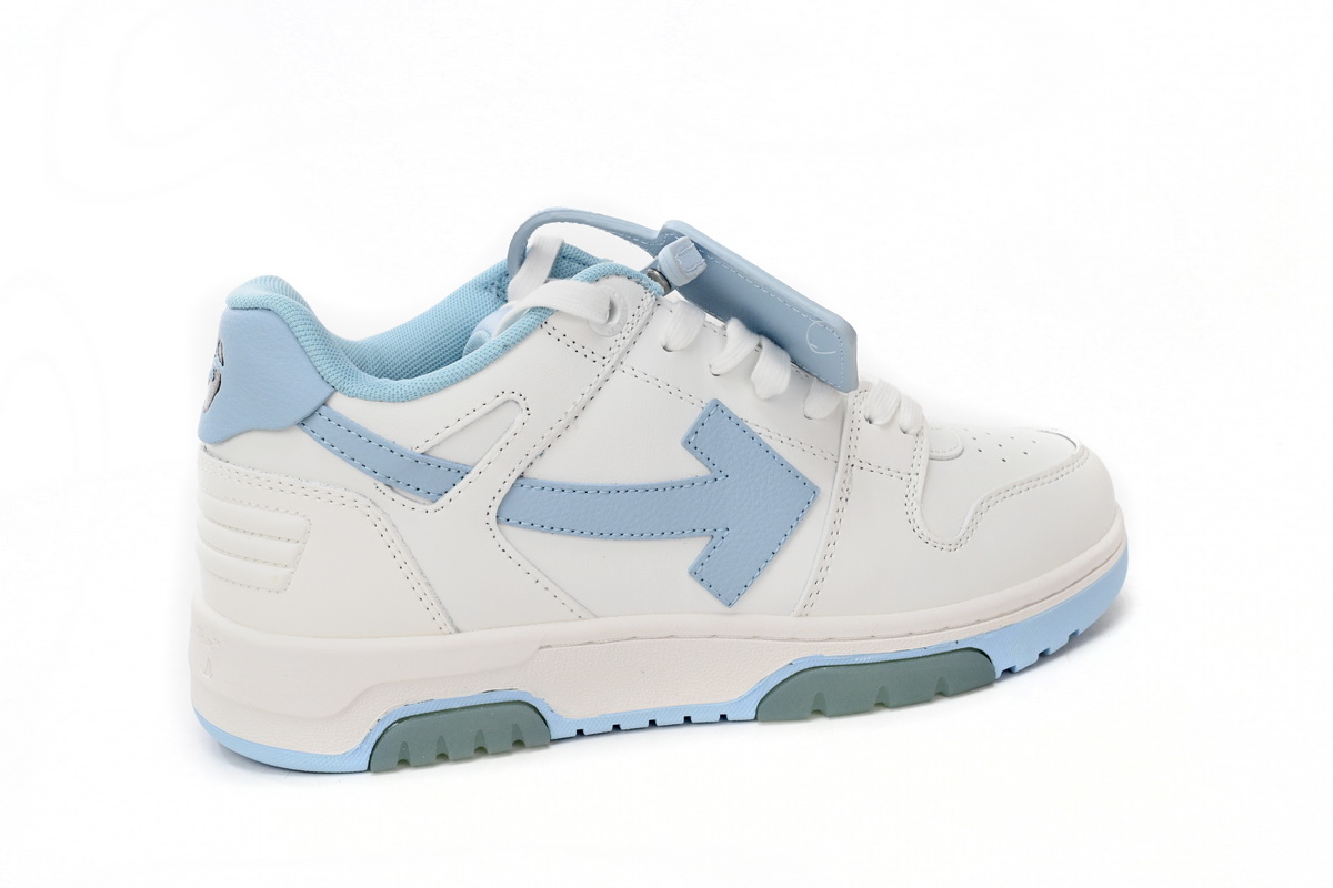 OFF-WHITE Out Of Office OOO 30 MM Low Tops White Light Blue OMIA189C99LEA0010145
