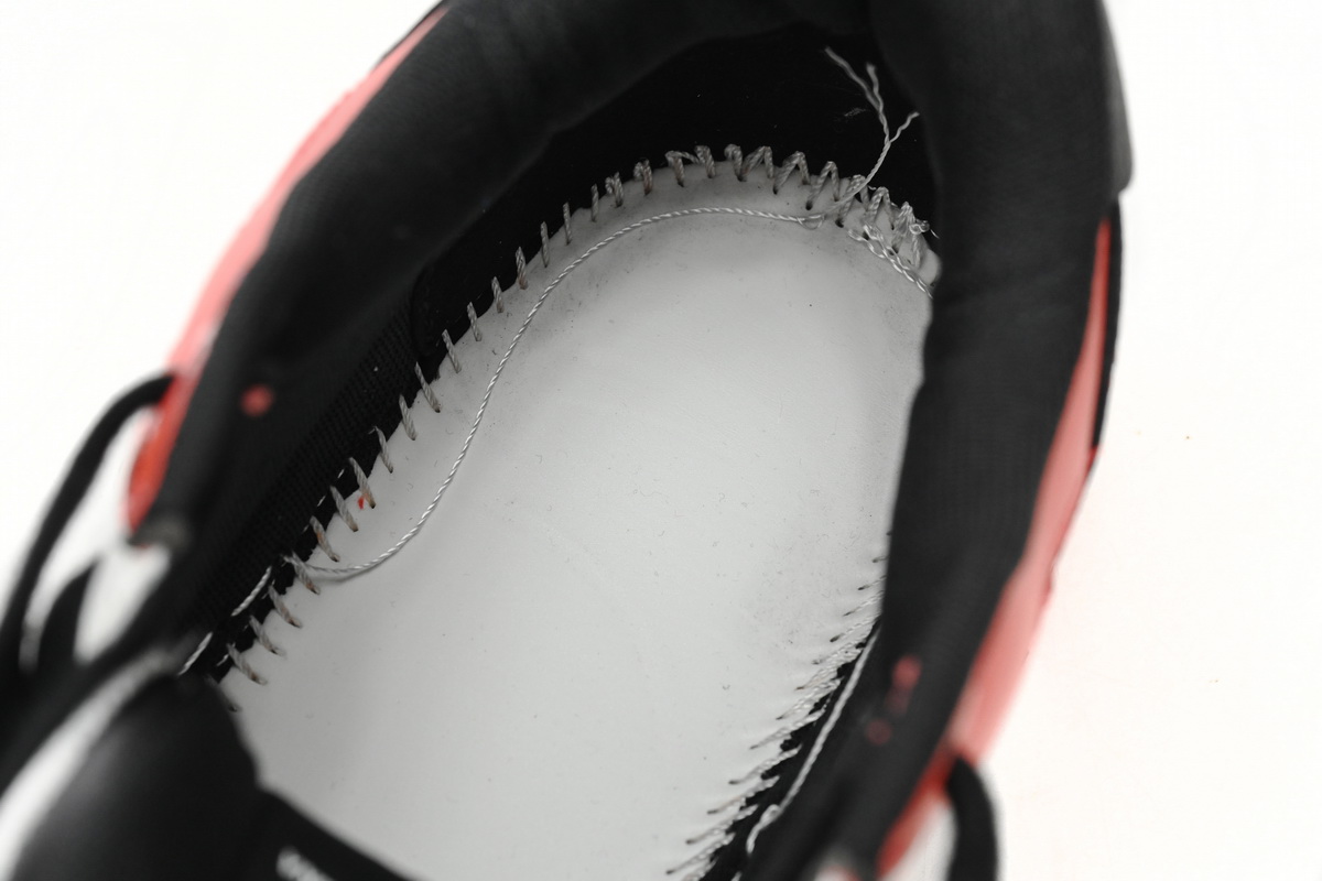 OFF-WHITE Out Of Office OOO Low Tops Black White Red OMIA189S23LEA0012510
