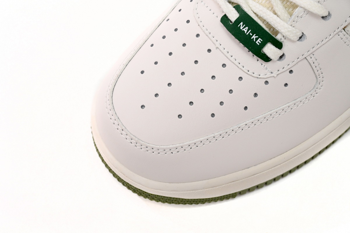 Nike Air Force 1 Low '07 Premium NAI-KE Bamboo Weave Sail Gorge Green FN0369-100