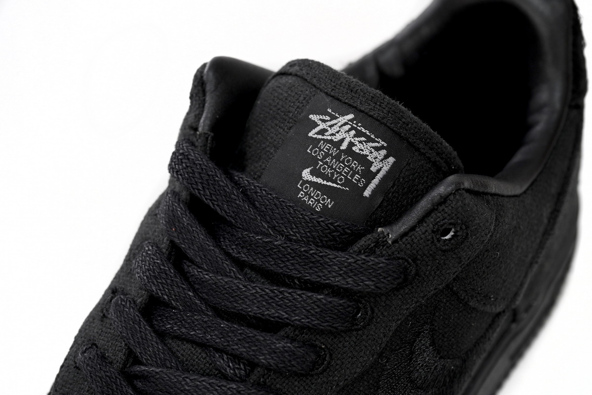 Stussy x Nike Air Force 1 Low “Black” CZ9084-001