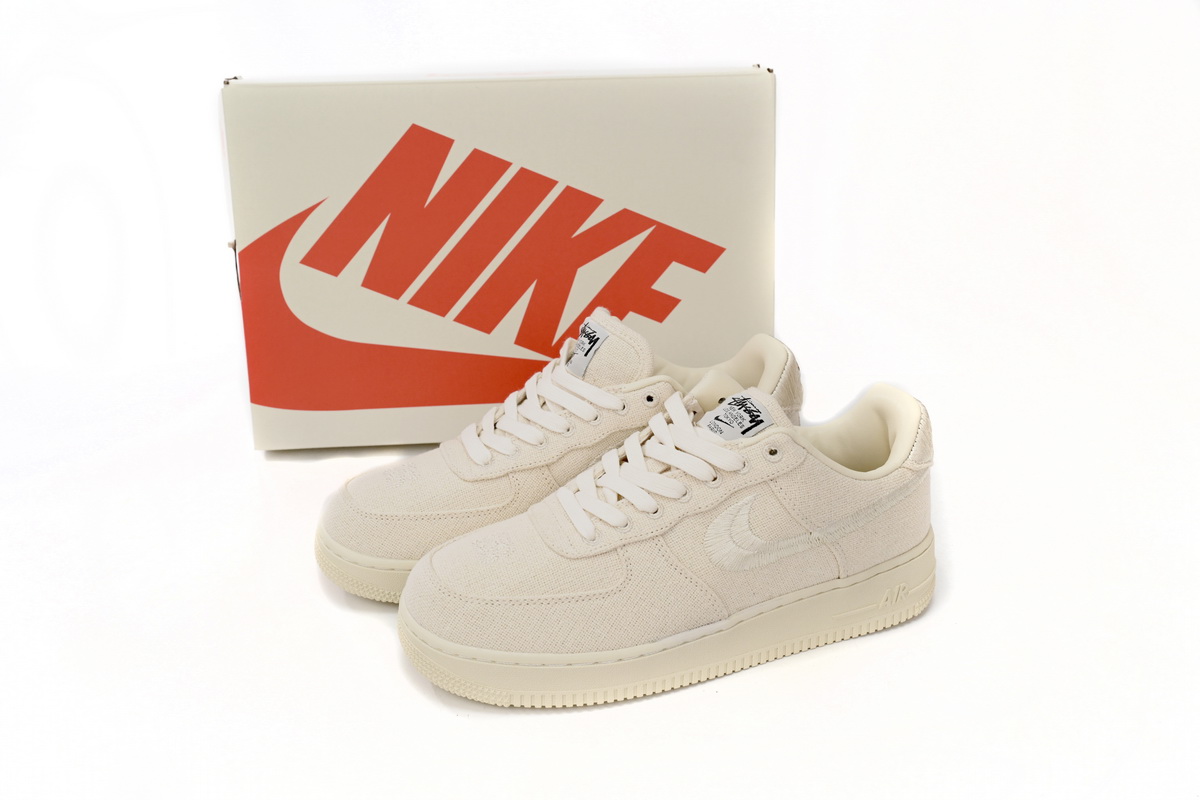 Stussy x Nike Air Force 1 Low “Fossil Stone” CZ9084-200