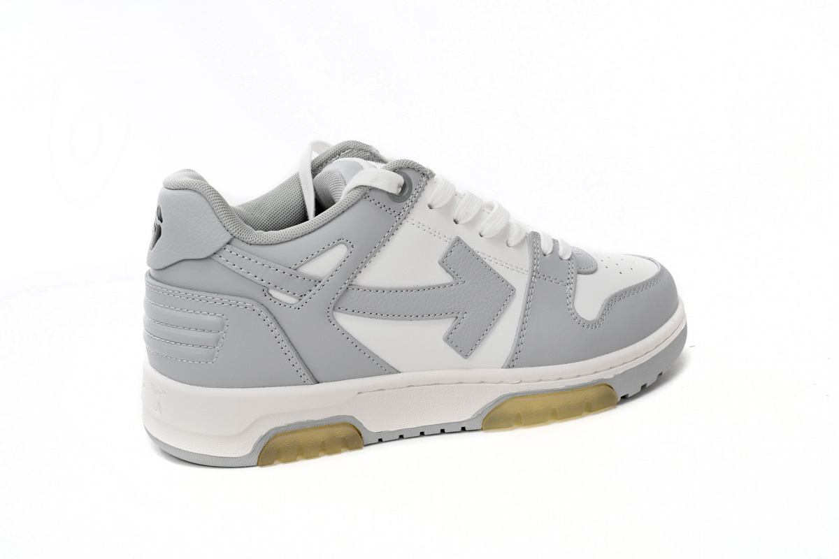 OFF-WHITE Out Of Office "OOO" Low Tops Grey White OMIA189 C99LEA00 40901
