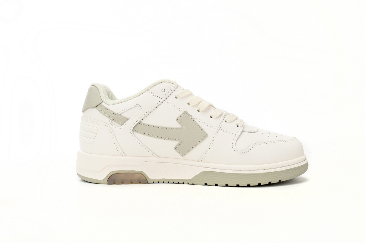 OFF-WHITE Out Of Office "OOO" Low Tops White Grey 2021 OMIA189F21LEA0010161