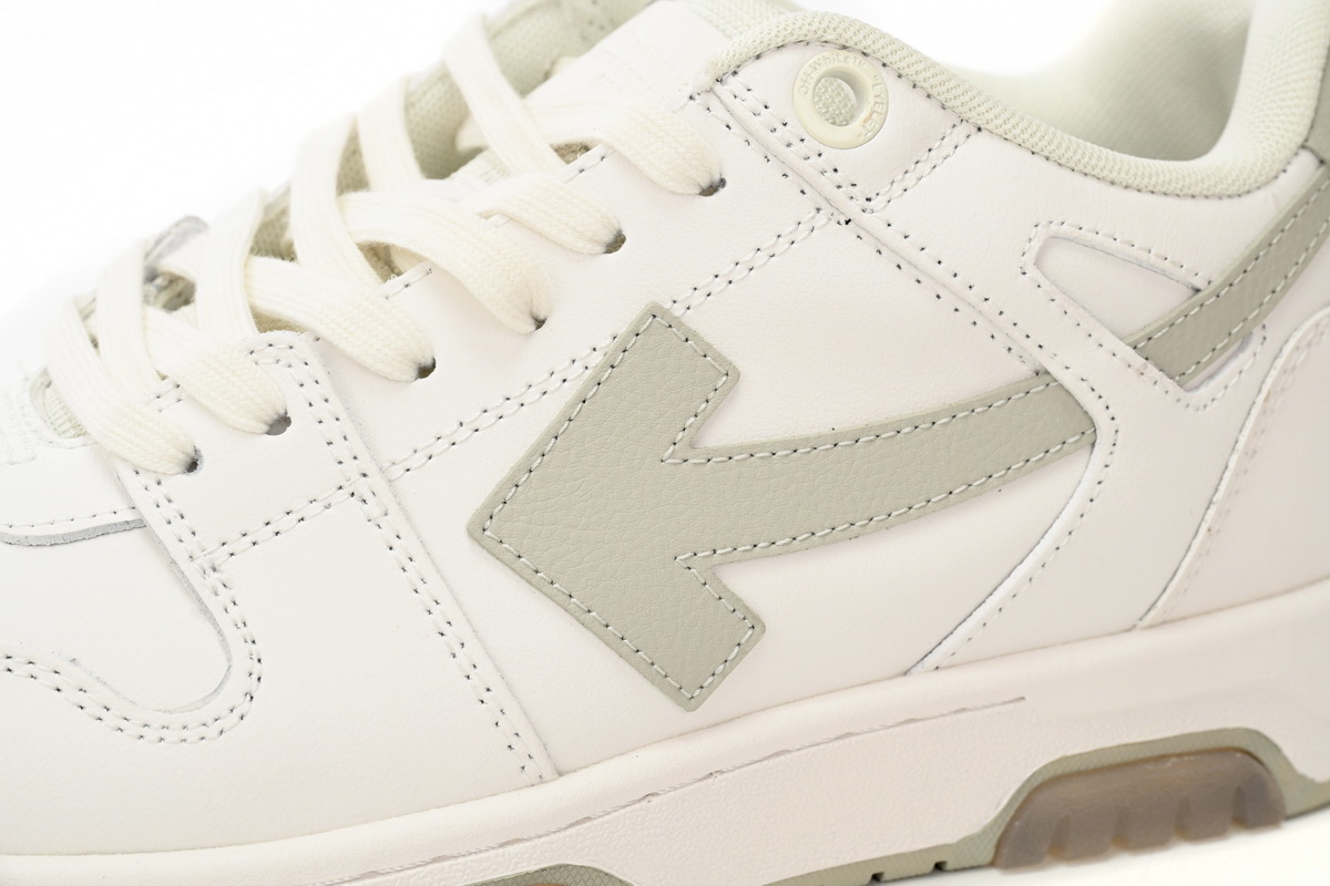 OFF-WHITE Out Of Office "OOO" Low Tops White Grey 2021 OMIA189F21LEA0010161