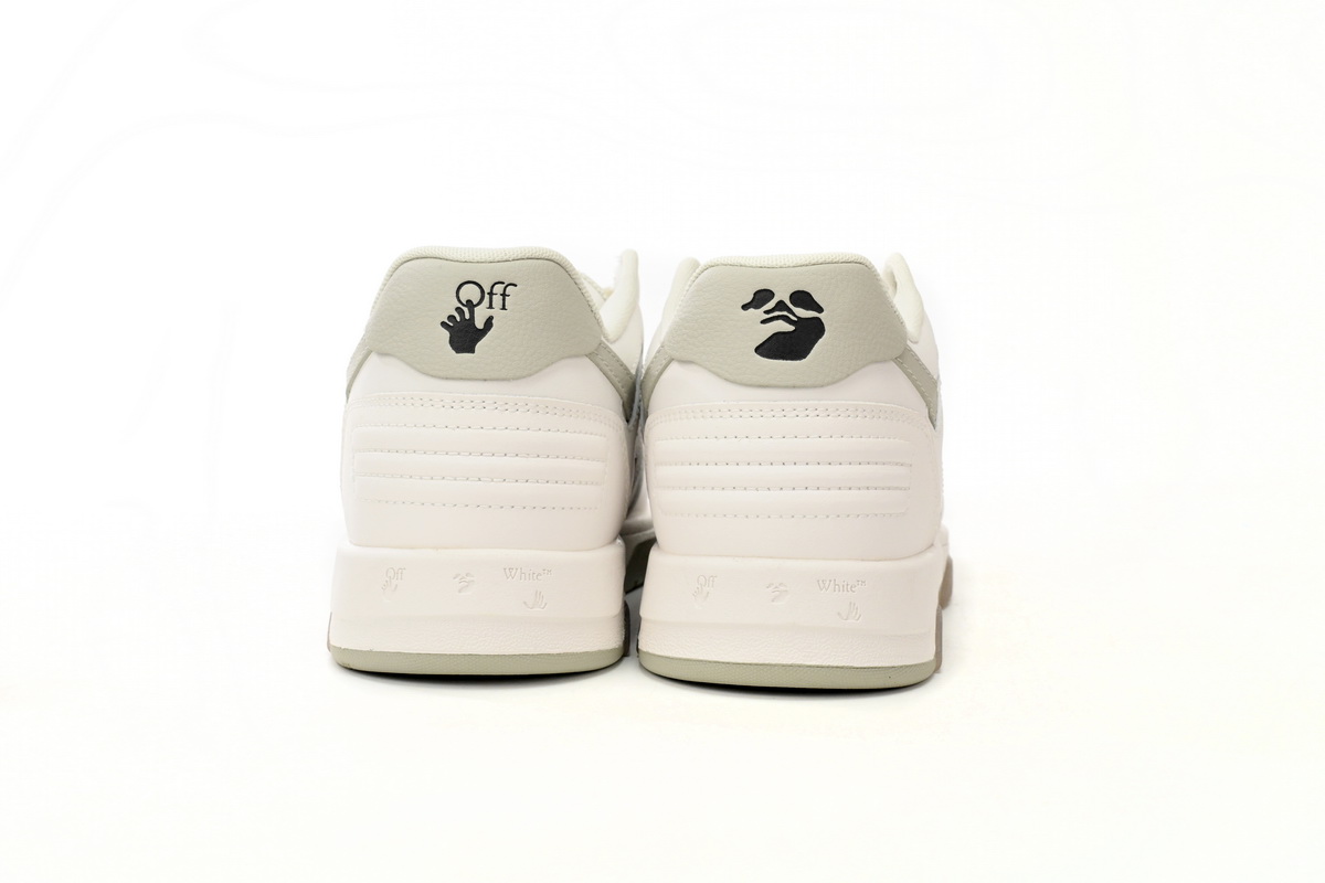 OFF-WHITE Out Of Office "OOO" Low Tops White Grey 2021 OMIA189F21LEA0010161