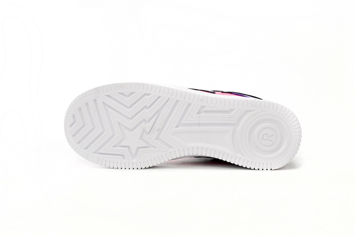 A Bathing Ape Bape Sta Low Purple Mirror Surface 1H20 191 046