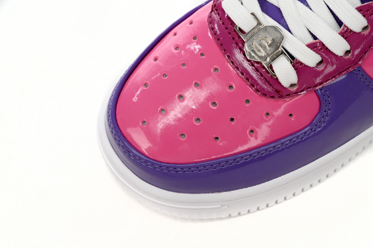 A Bathing Ape Bape Sta Low Purple Mirror Surface 1H20 191 046