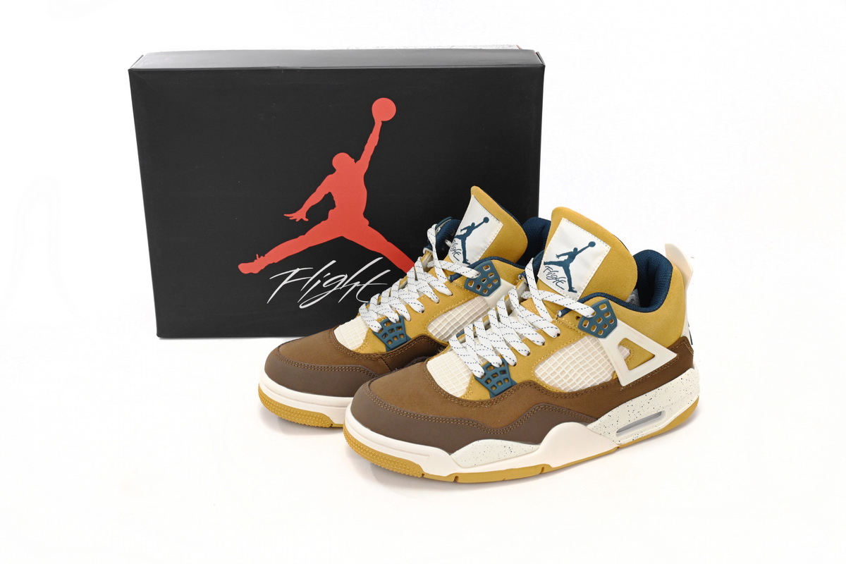 Air Jordan 4 "Cacao Wow" Brown White FB2214-200