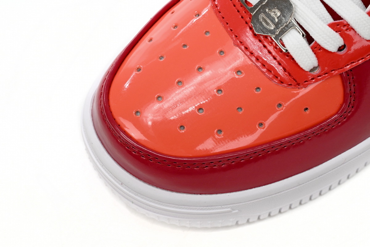 Ape Bape Sta Low White Dark Red Mirror Surface 1H20 191 046