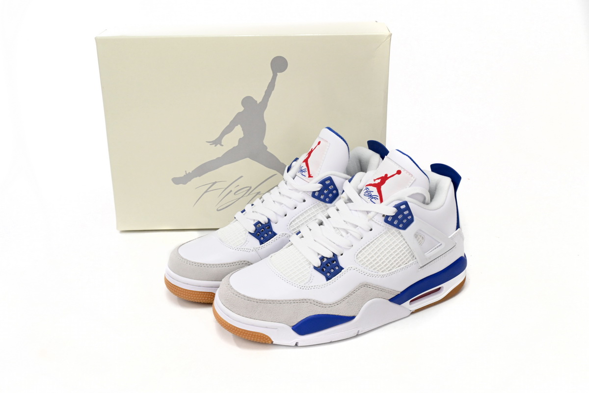 Nike SB x Air Jordan 4 “Sapphire”Sapphire Blue DR5415-140 (Top Quality)