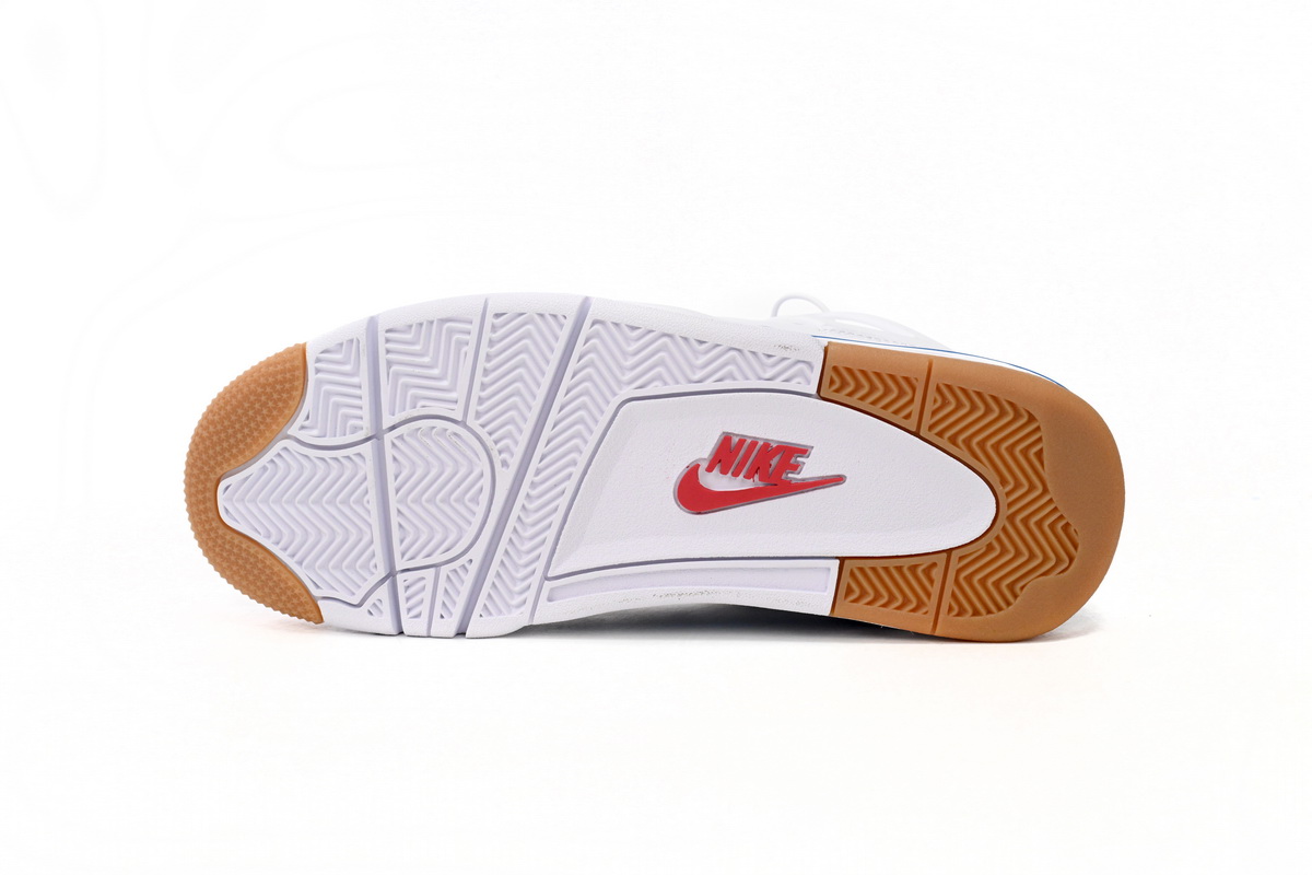 Nike SB x Air Jordan 4 White Blue DR5415-104 (Top Quality)