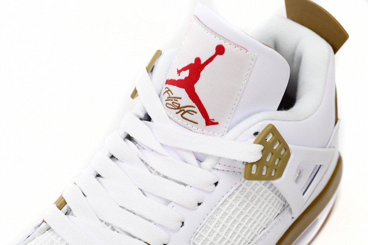 Nike SB x Air Jordan 4 White Brown DR5415-120 (Top Quality)