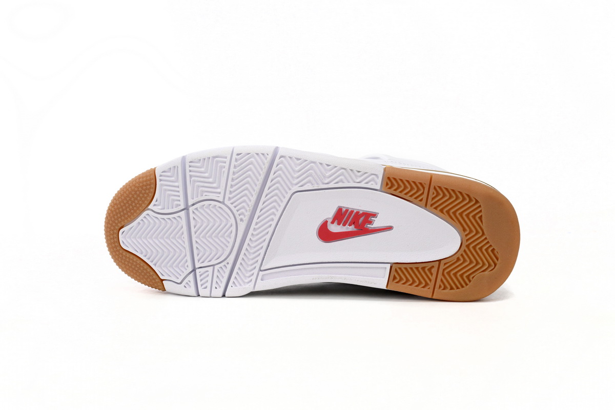 Nike SB x Air Jordan 4 White Brown DR5415-120 (Top Quality)