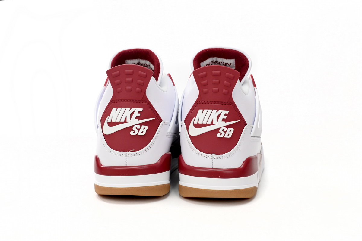 Nike SB x Air Jordan 4 White Red DR5415-160 (Top Quality)