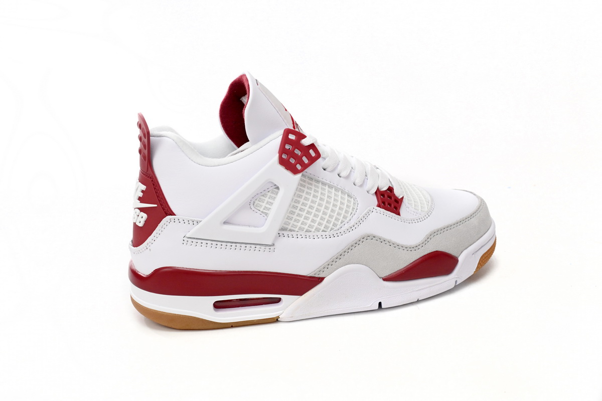 Nike SB x Air Jordan 4 White Red DR5415-160 (Top Quality)