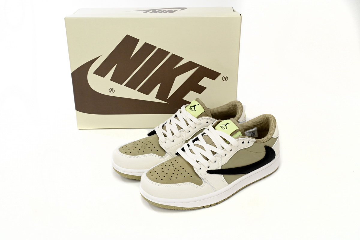 Travis Scott x Air Jordan 1 Low Golf “Olive” FZ3124-200
