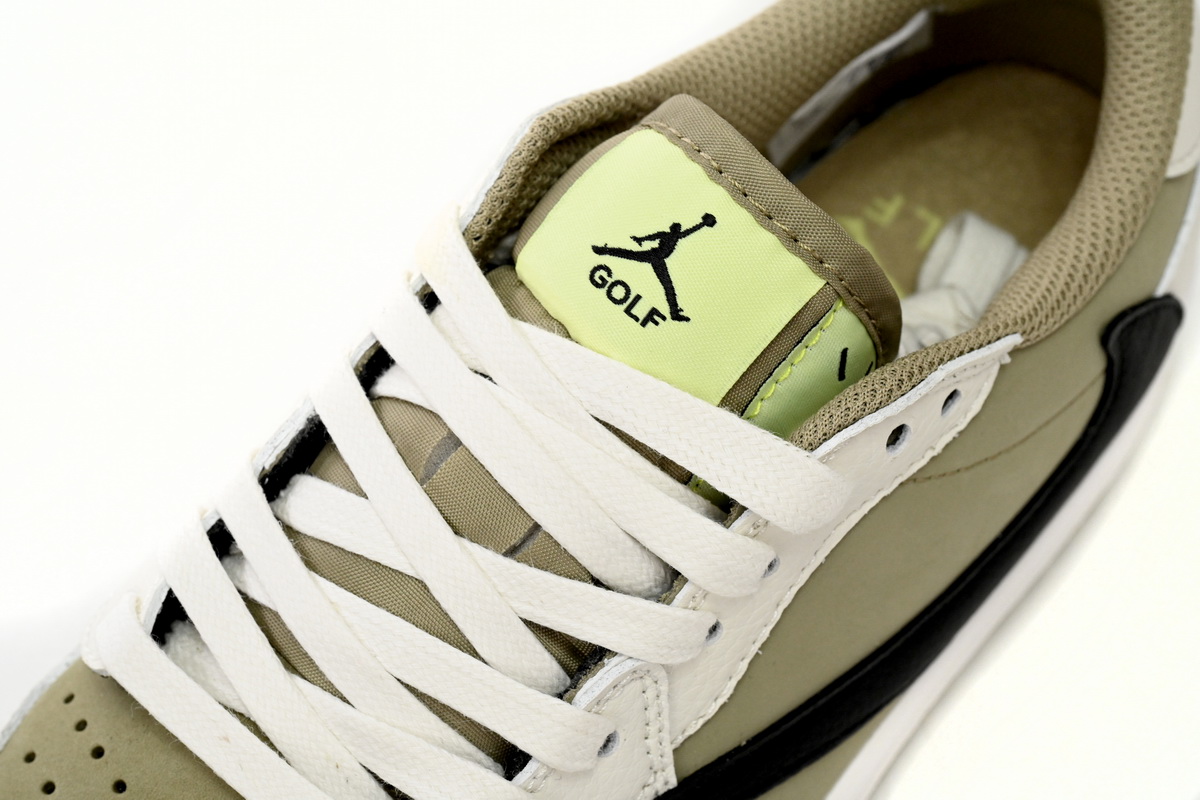 Travis Scott x Air Jordan 1 Low Golf “Olive” FZ3124-200