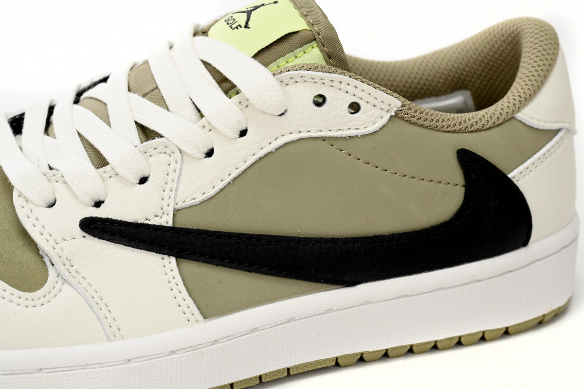 Travis Scott x Air Jordan 1 Low Golf “Olive” FZ3124-200