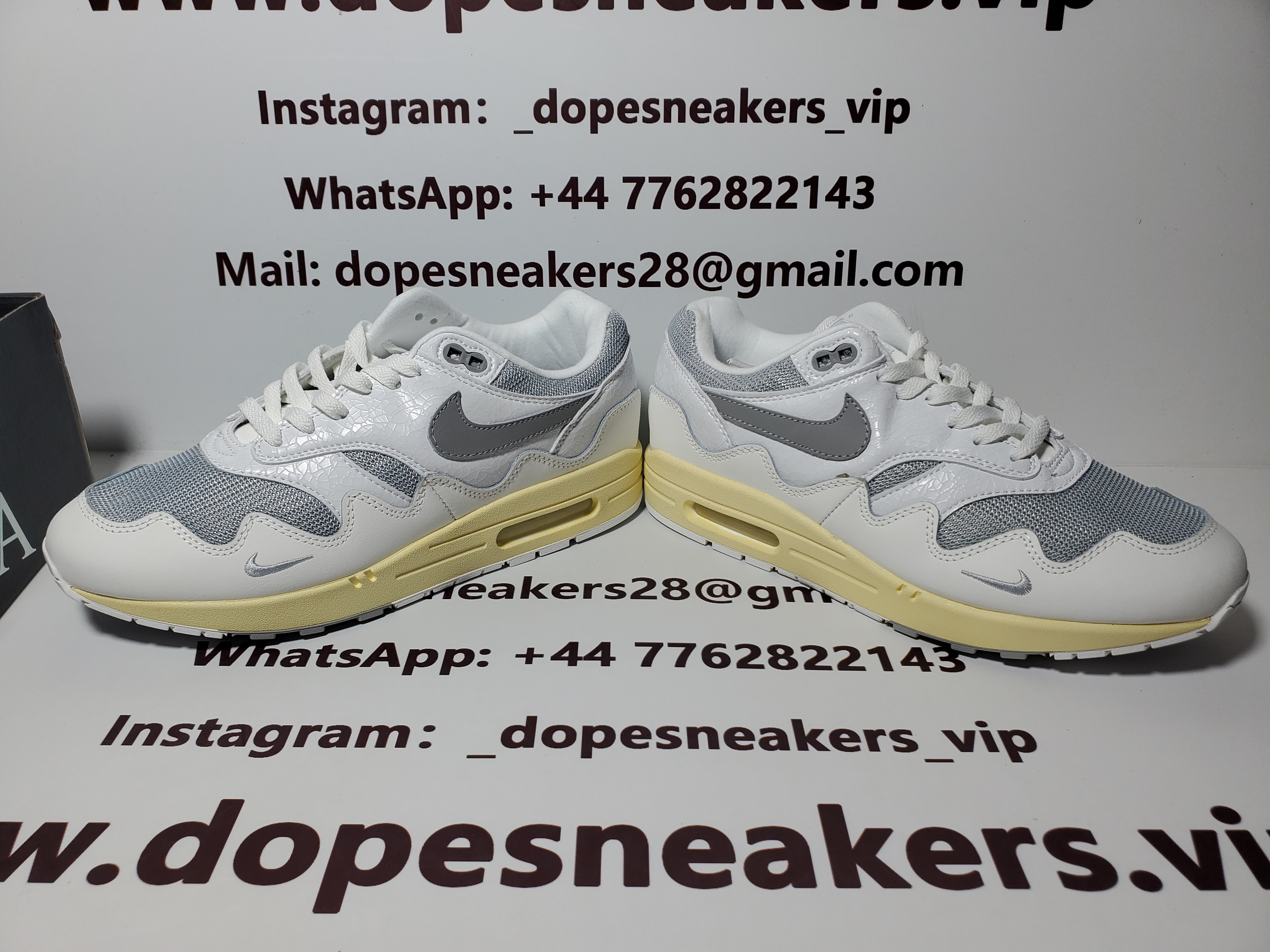 Patta x Nike Fake Air Max 1 white DQ0299-100