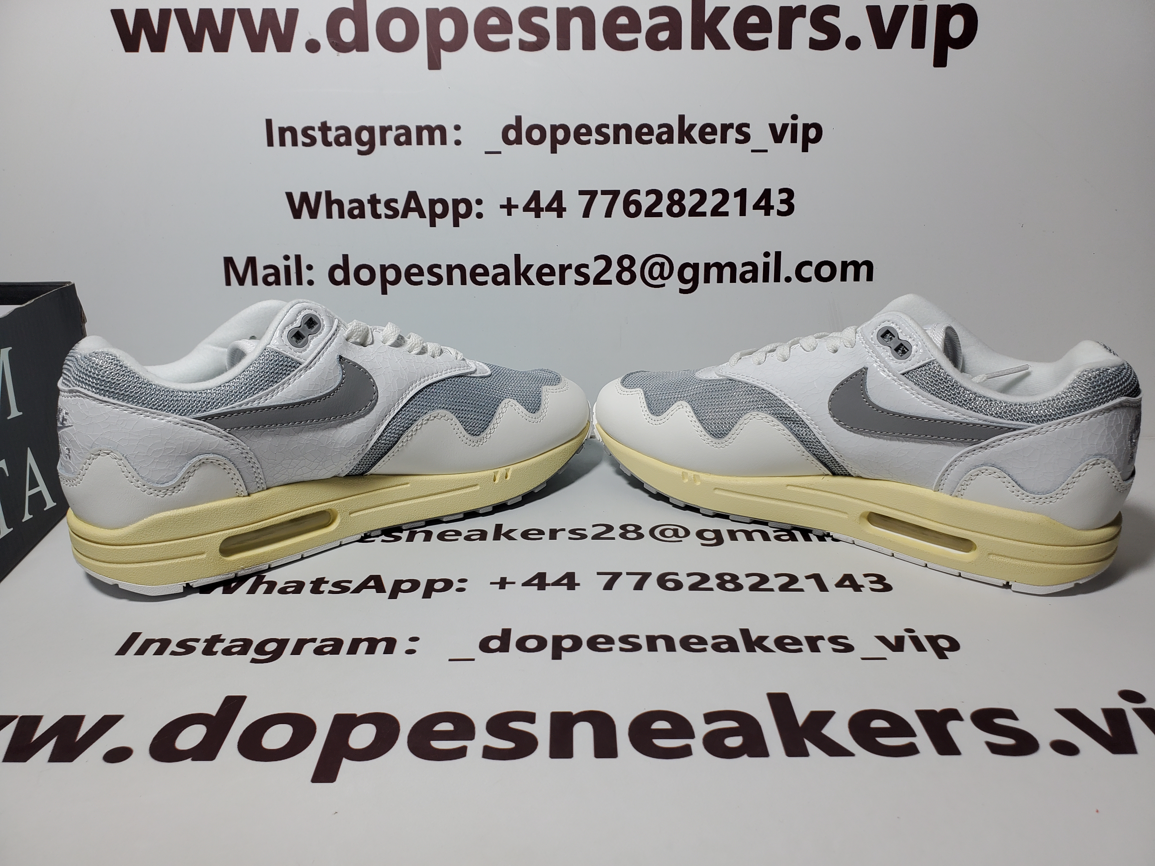 Patta x Nike Fake Air Max 1 white DQ0299-100