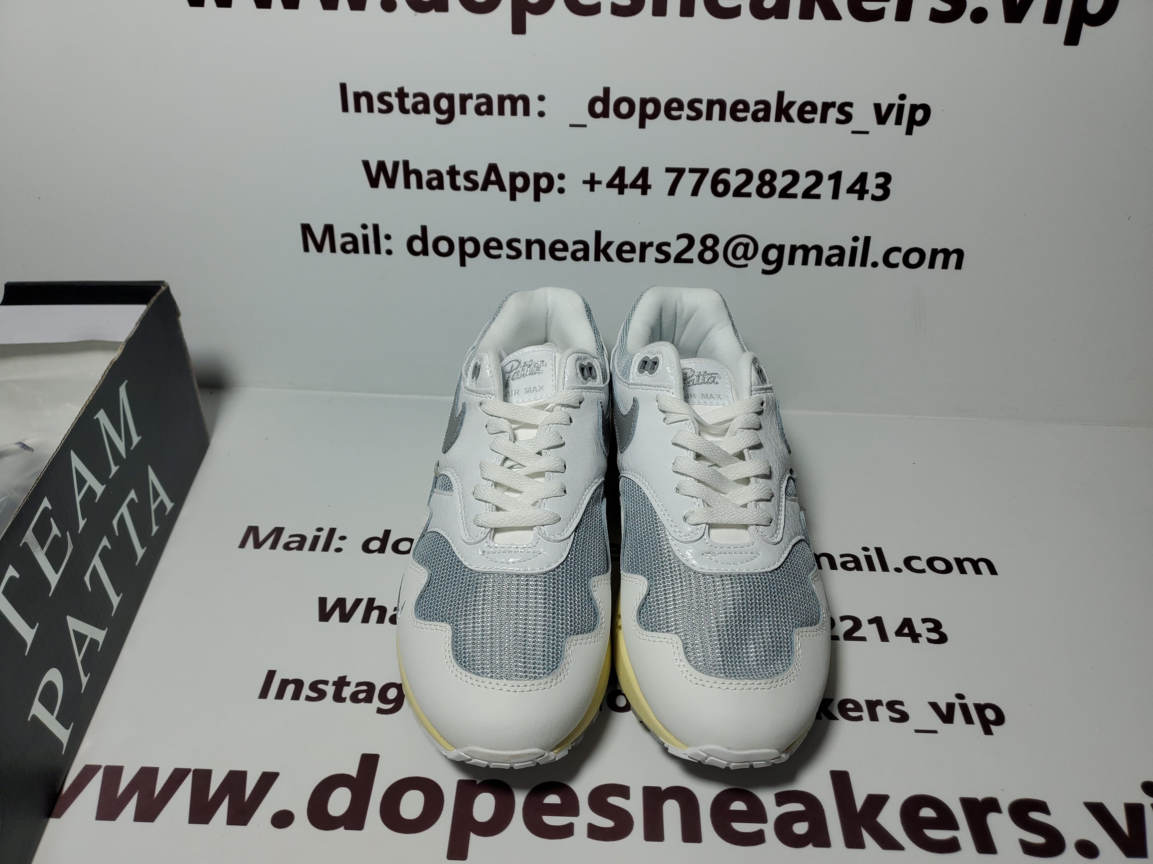 Patta x Nike Fake Air Max 1 white DQ0299-100
