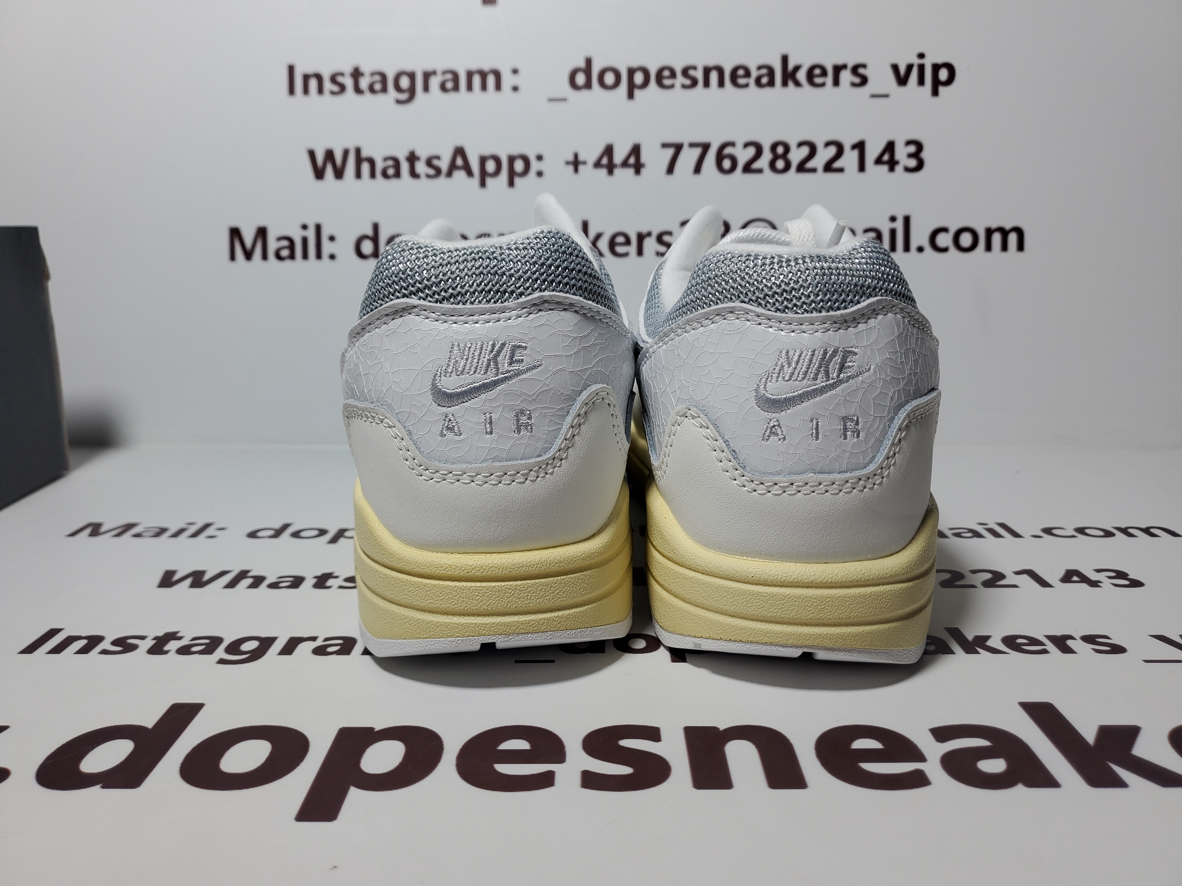 Patta x Nike Fake Air Max 1 white DQ0299-100