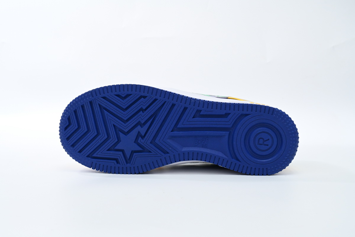 Cheap Fake Bape Sta Low Black Yellow Green Orchid 1180 191 004 A
