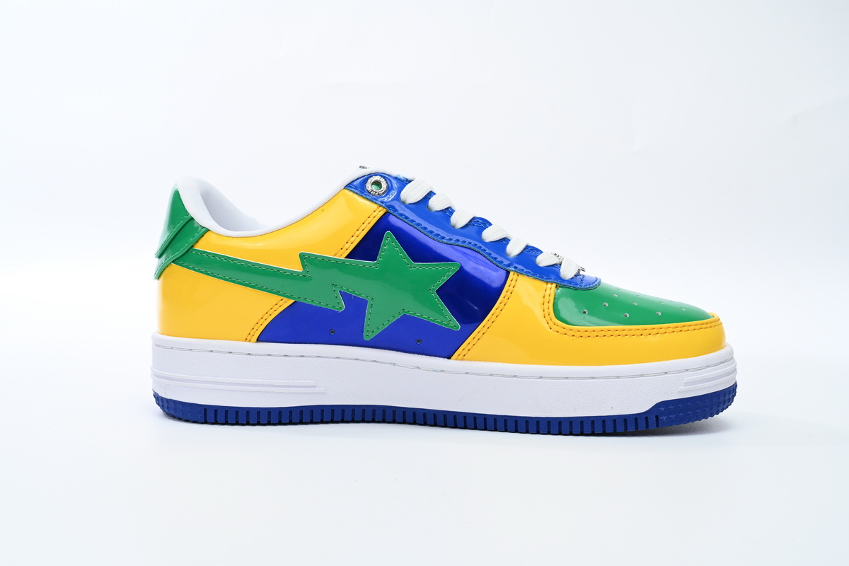 Cheap Fake Bape Sta Low Black Yellow Green Orchid 1180 191 004 A