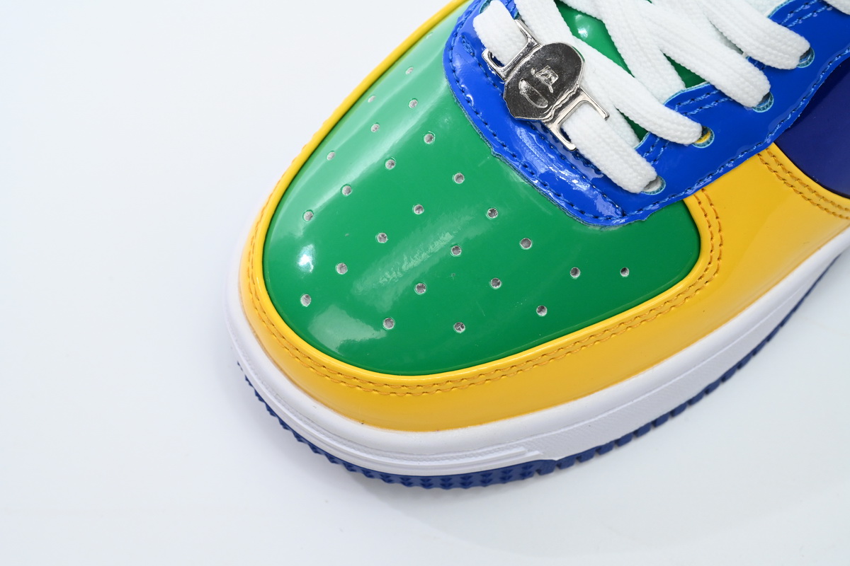 Cheap Fake Bape Sta Low Black Yellow Green Orchid 1180 191 004 A
