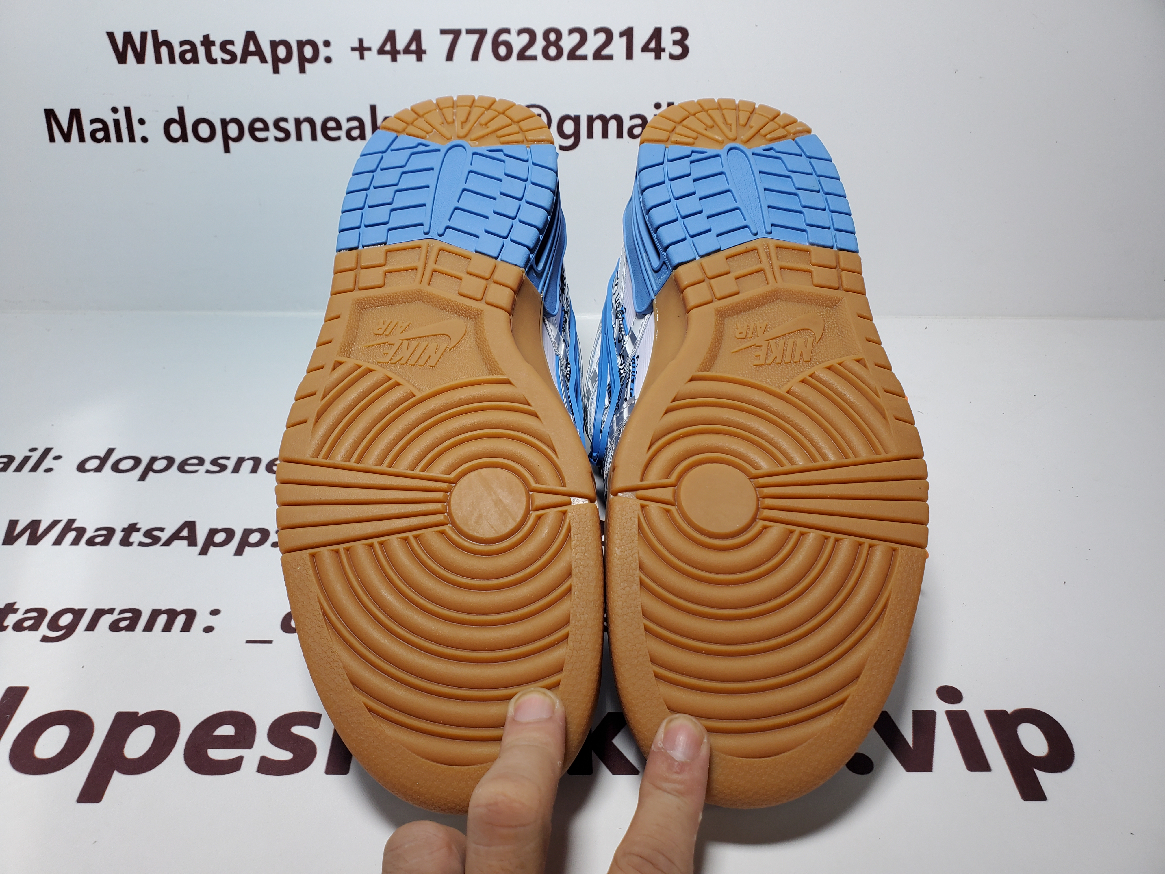 Nike Air Low Rubber Dunk Off-White UNC