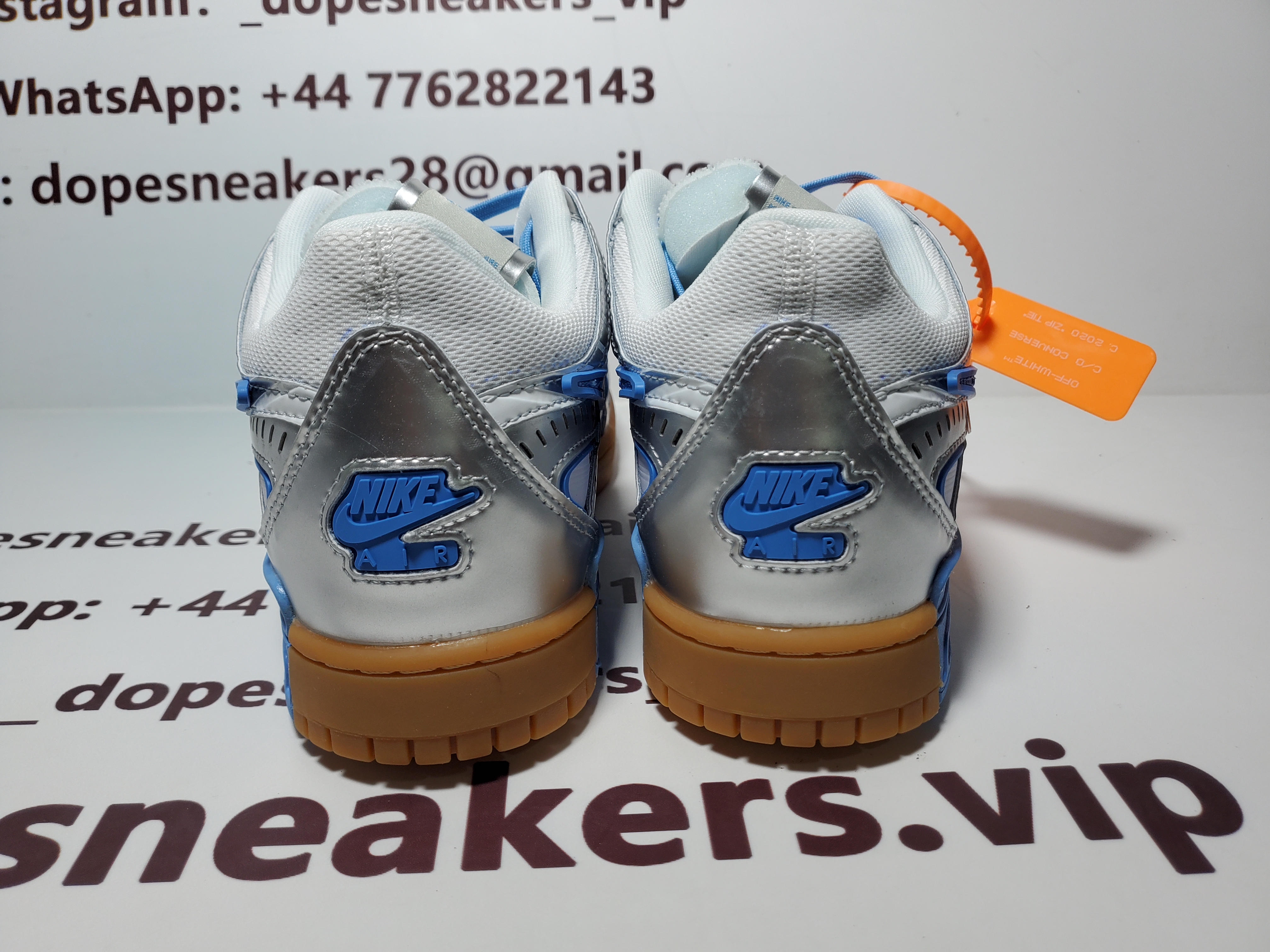 Nike Air Low Rubber Dunk Off-White UNC