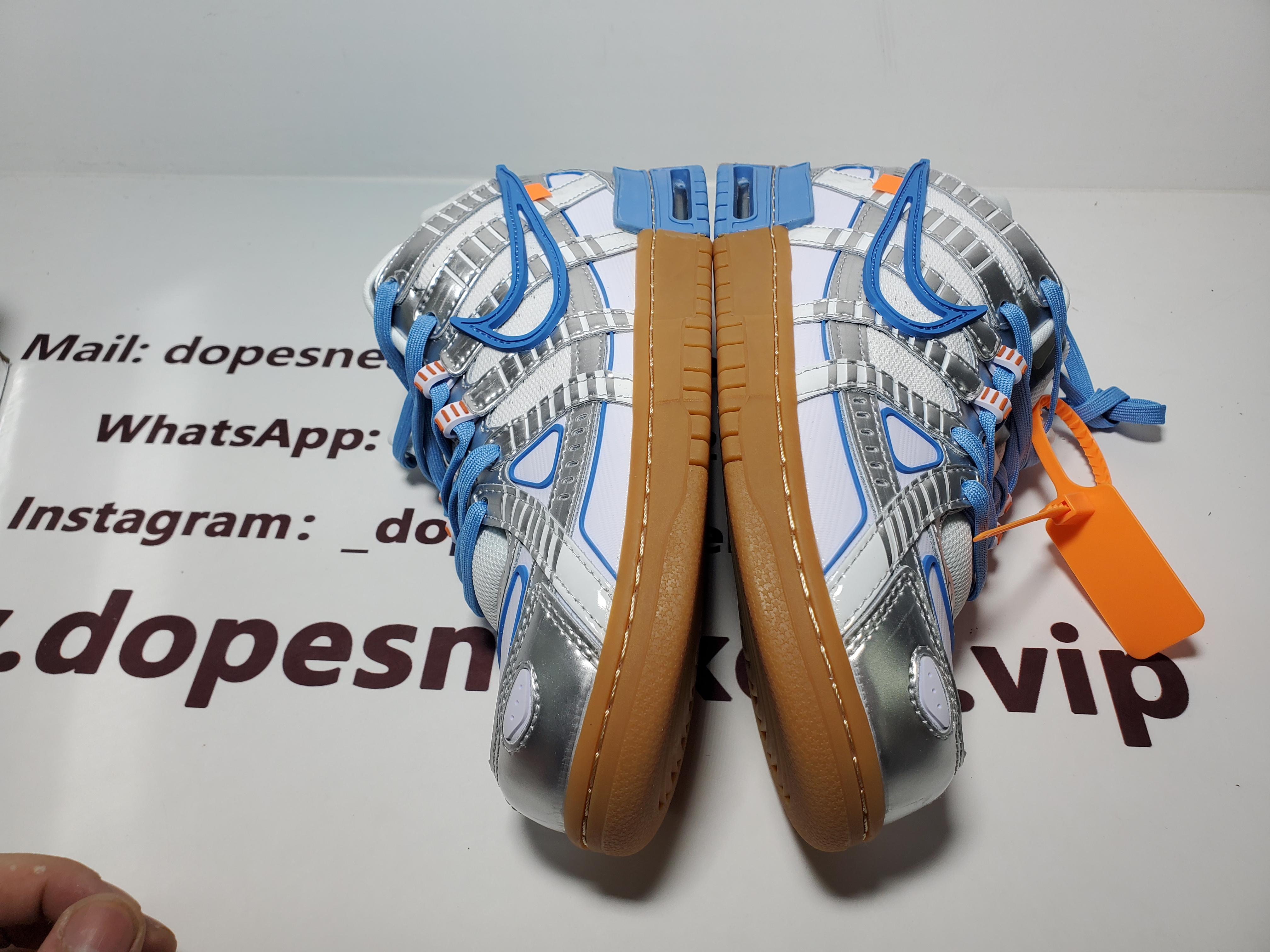 Nike Air Low Rubber Dunk Off-White UNC