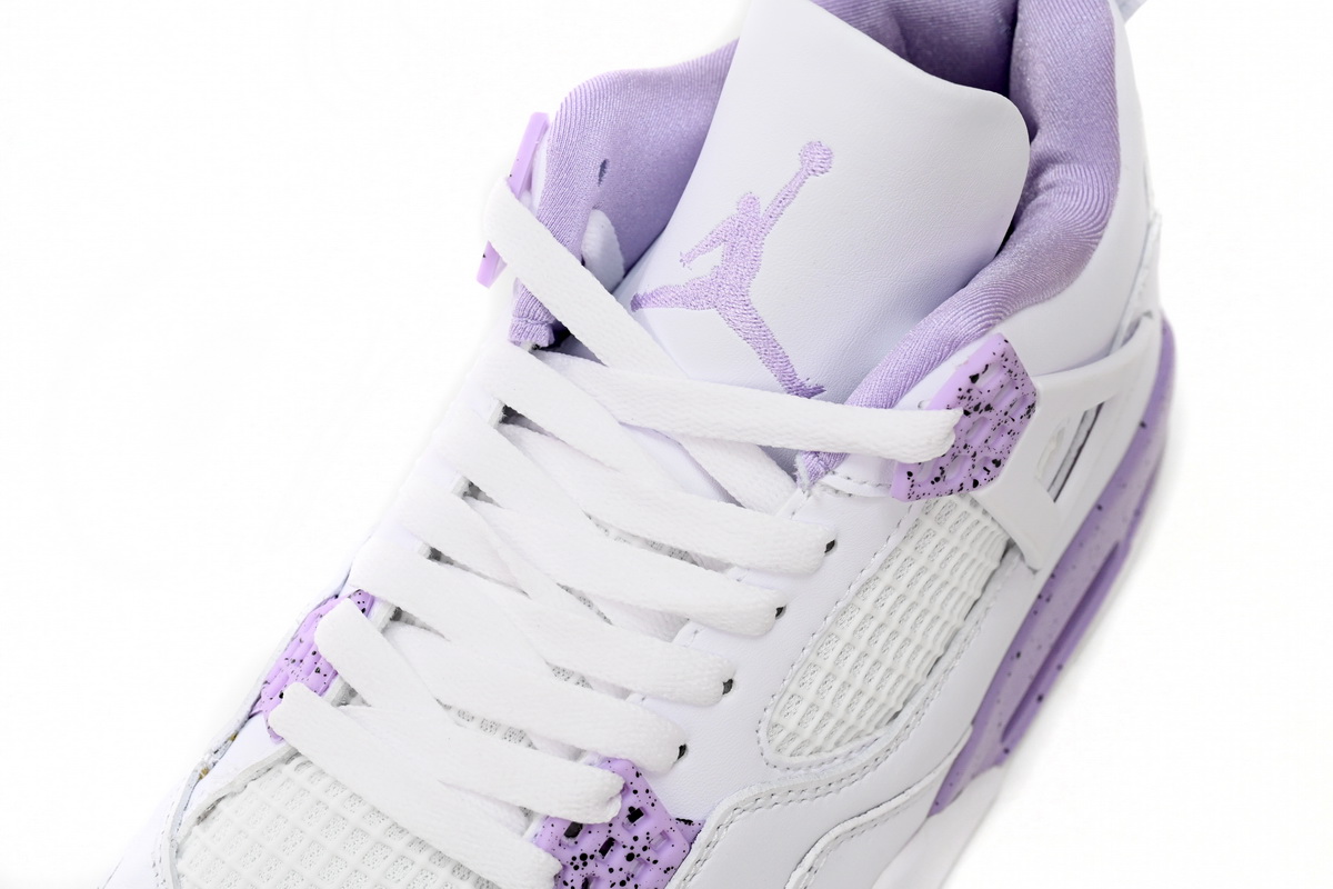 Air Jordan 4 Retro White Purple CT8527-115