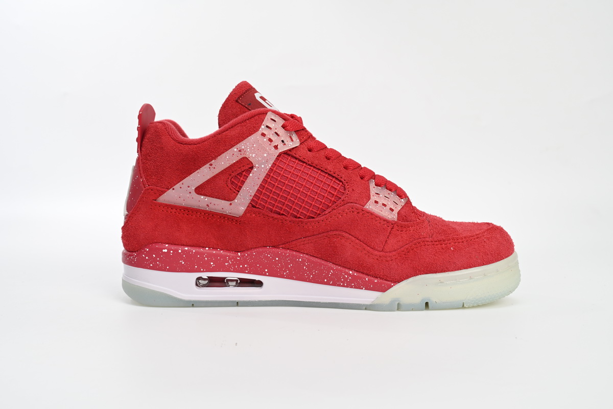 Air Jordan 4 Retro Wine red ink splashing 904282