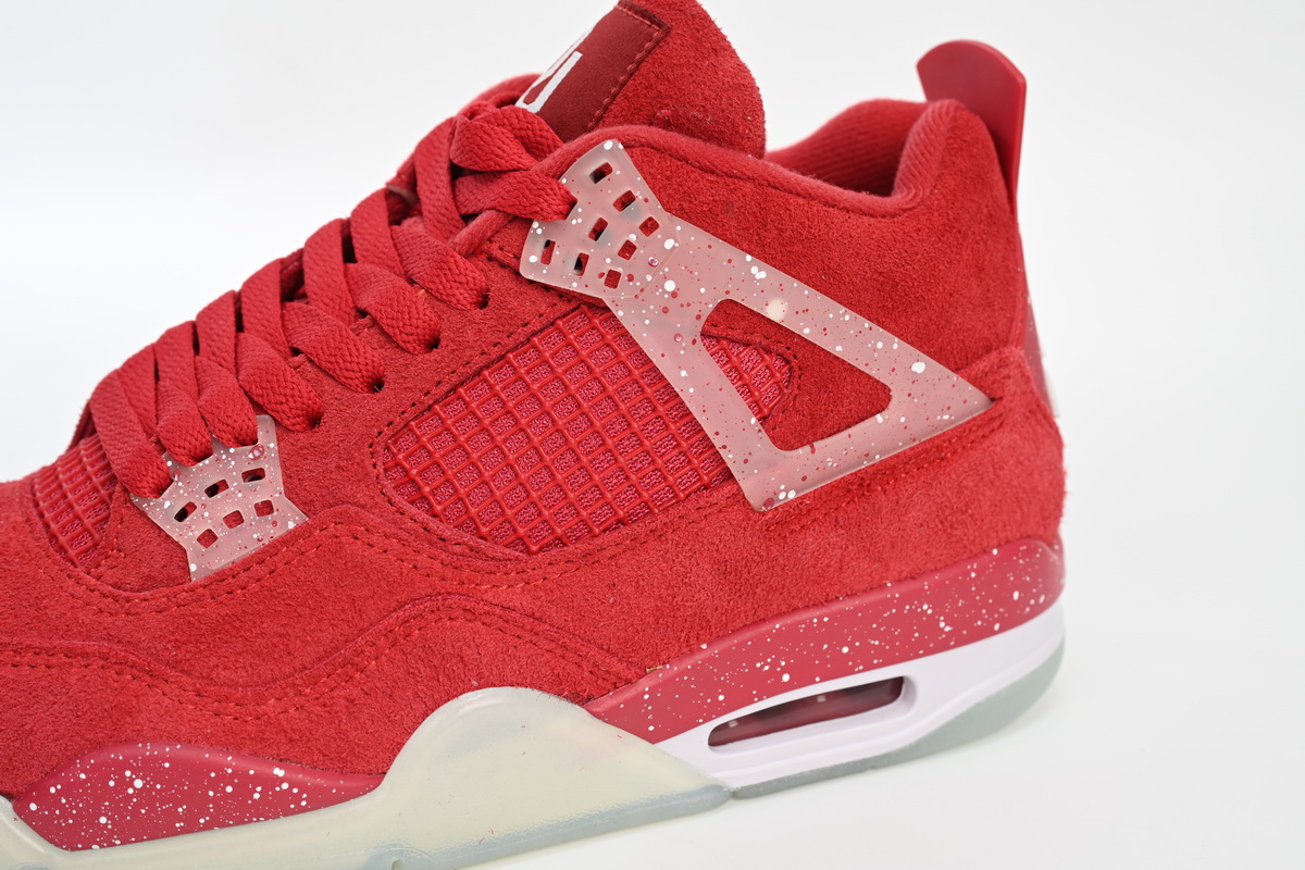 Air Jordan 4 Retro Wine red ink splashing 904282