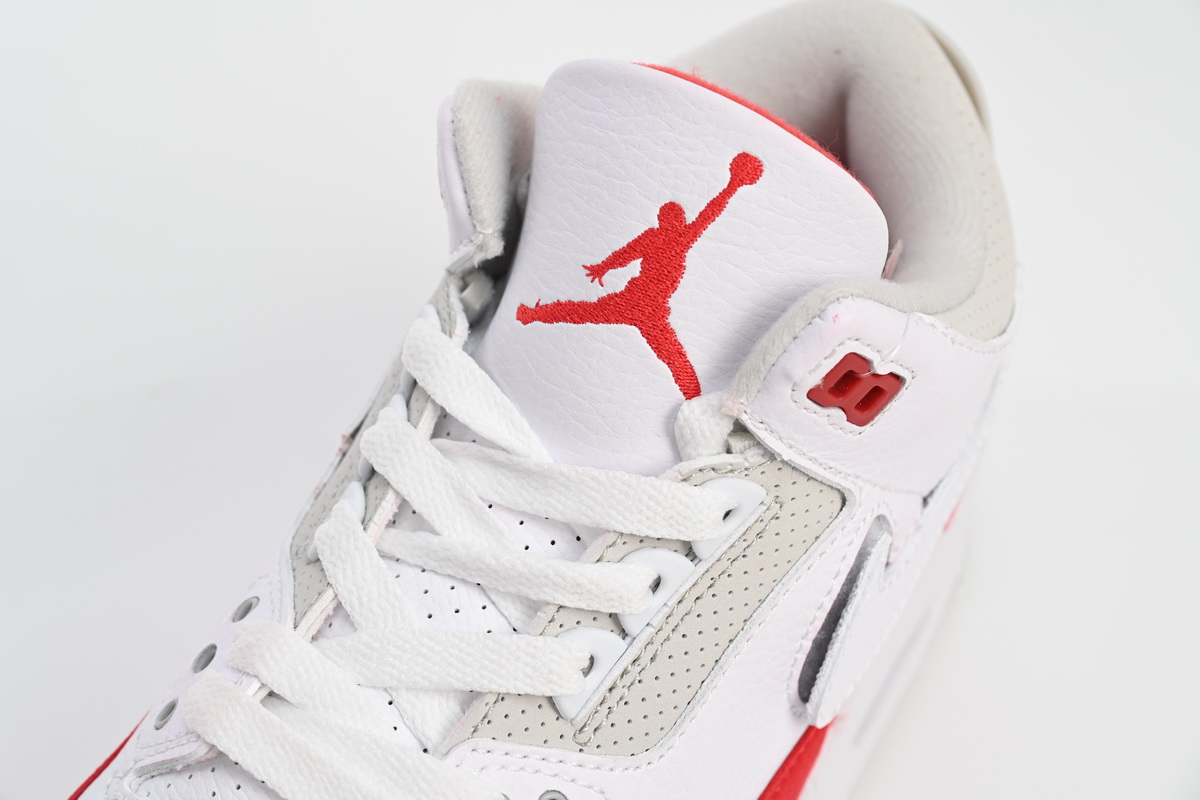 Air Jordan 3 Retro Tinker White University Red