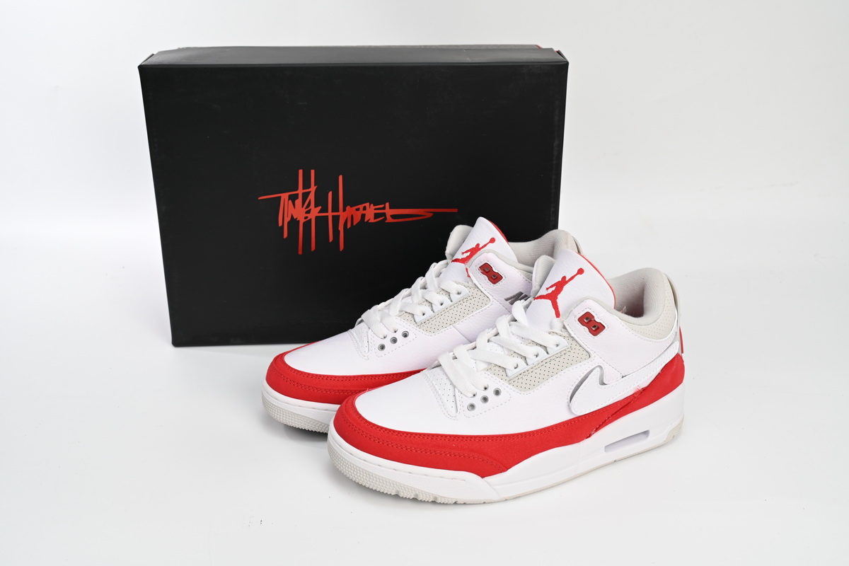 Air Jordan 3 Retro Tinker White University Red