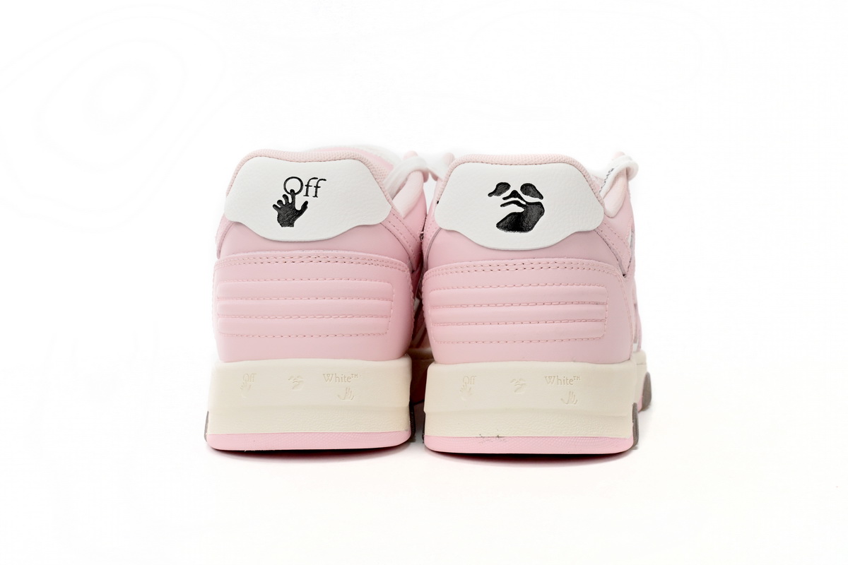 OFF-WHITE Out Of Office OOO Low Tops White Light Pink OWIA259F21LEA0010130
