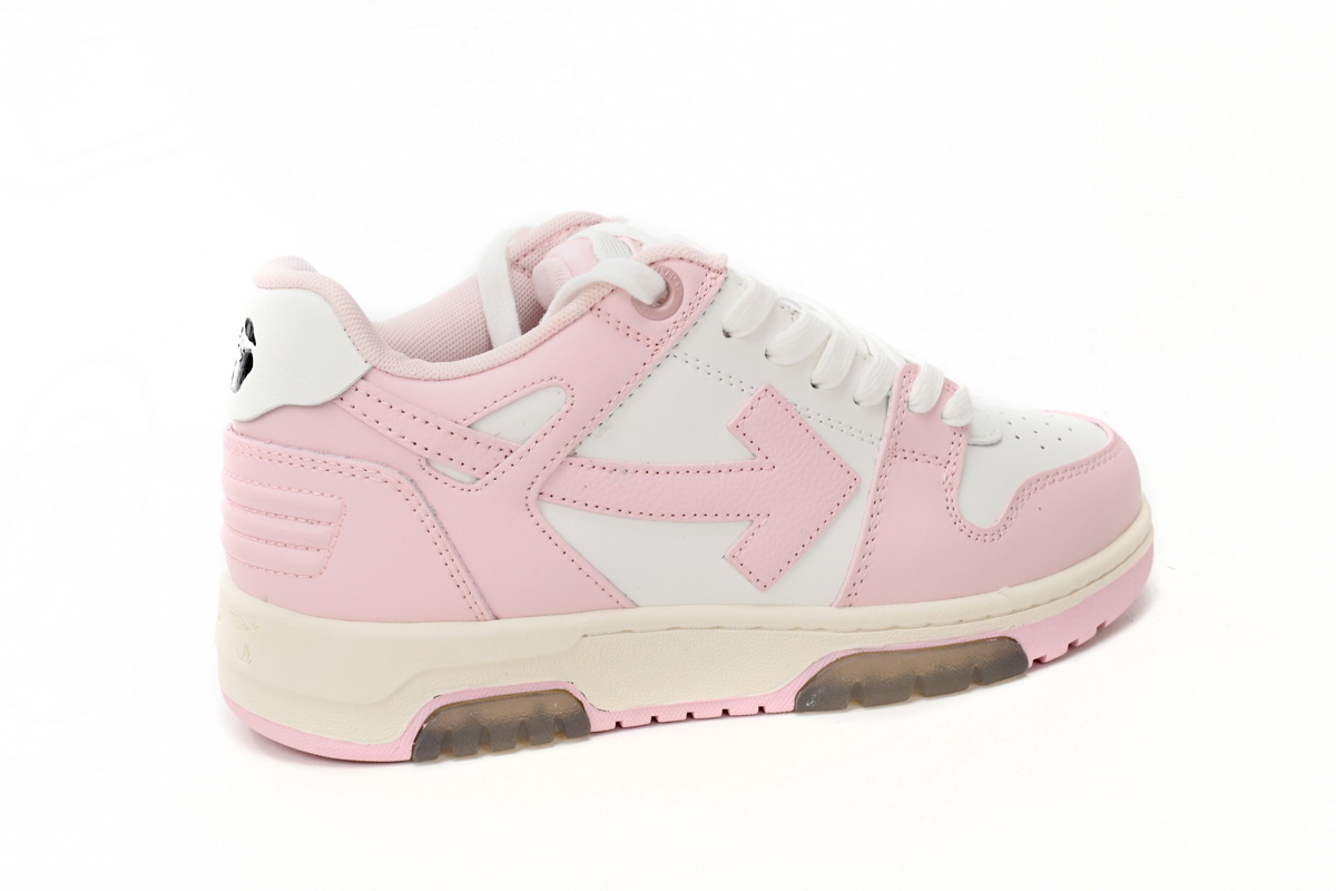 OFF-WHITE Out Of Office OOO Low Tops White Light Pink OWIA259F21LEA0010130