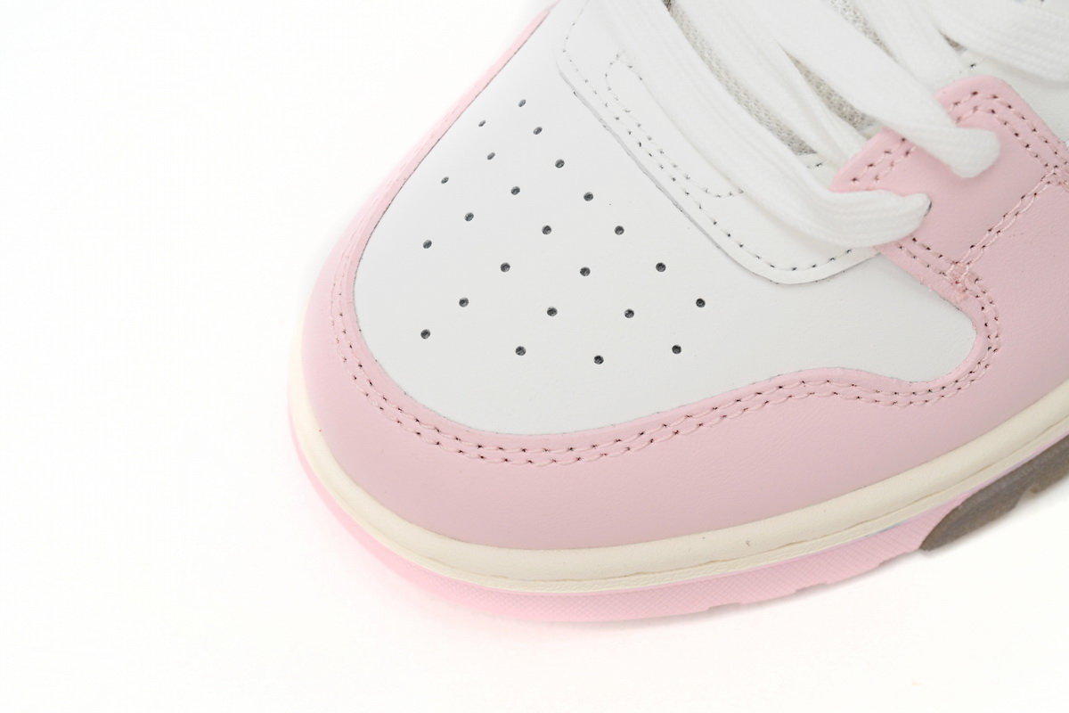 OFF-WHITE Out Of Office OOO Low Tops White Light Pink OWIA259F21LEA0010130