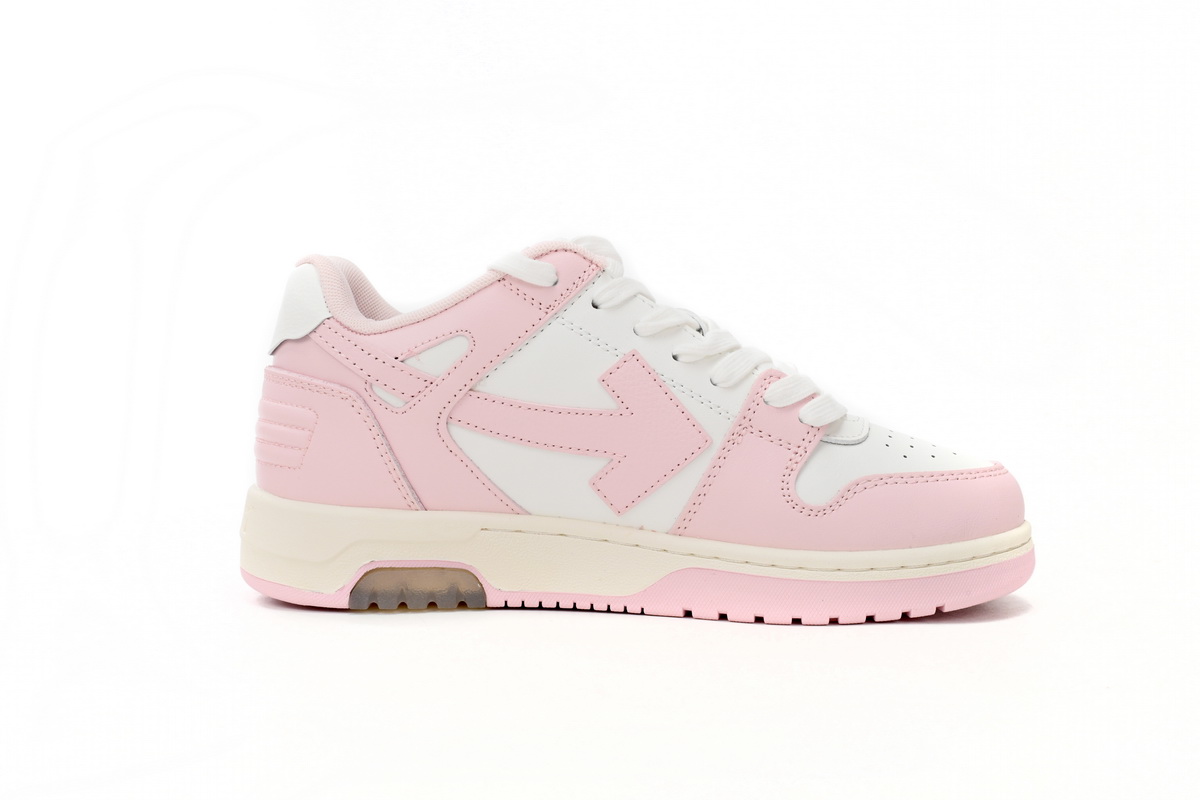 OFF-WHITE Out Of Office OOO Low Tops White Light Pink OWIA259F21LEA0010130