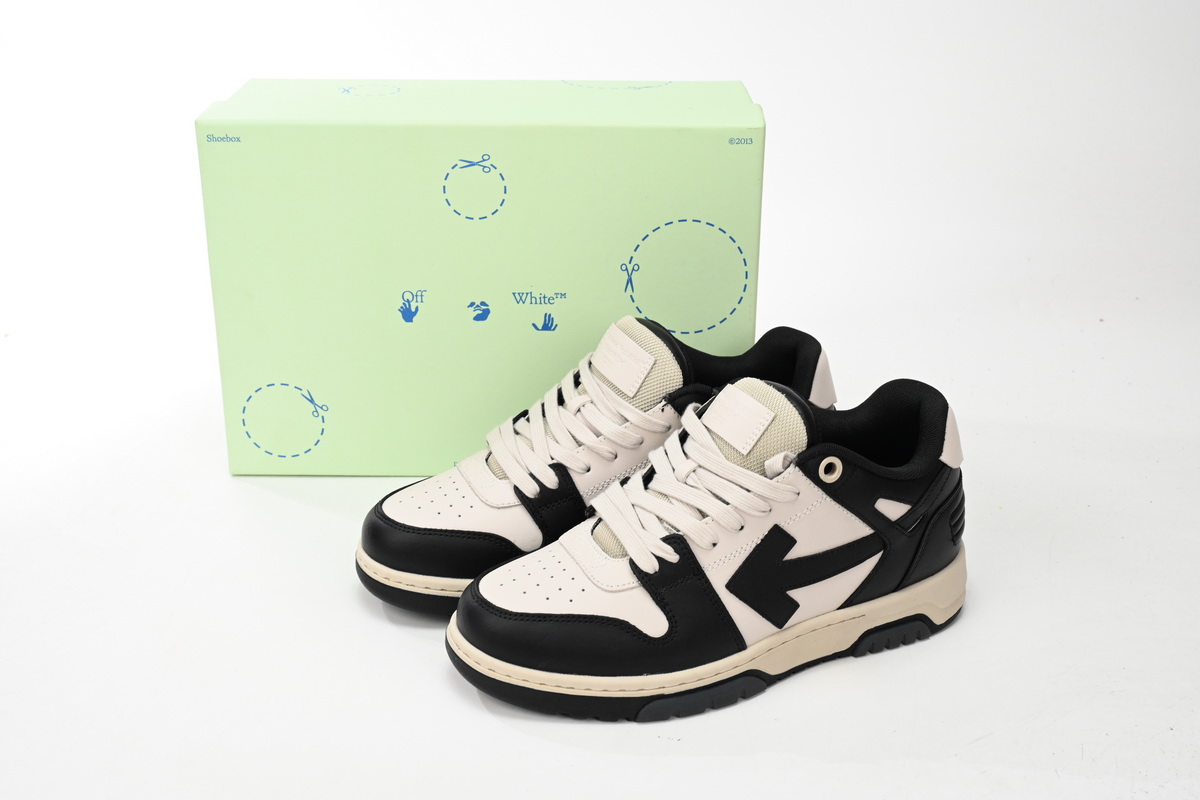 OFF-WHITE Out Of Black Beige White OWIA25 9S21LEA00 16110