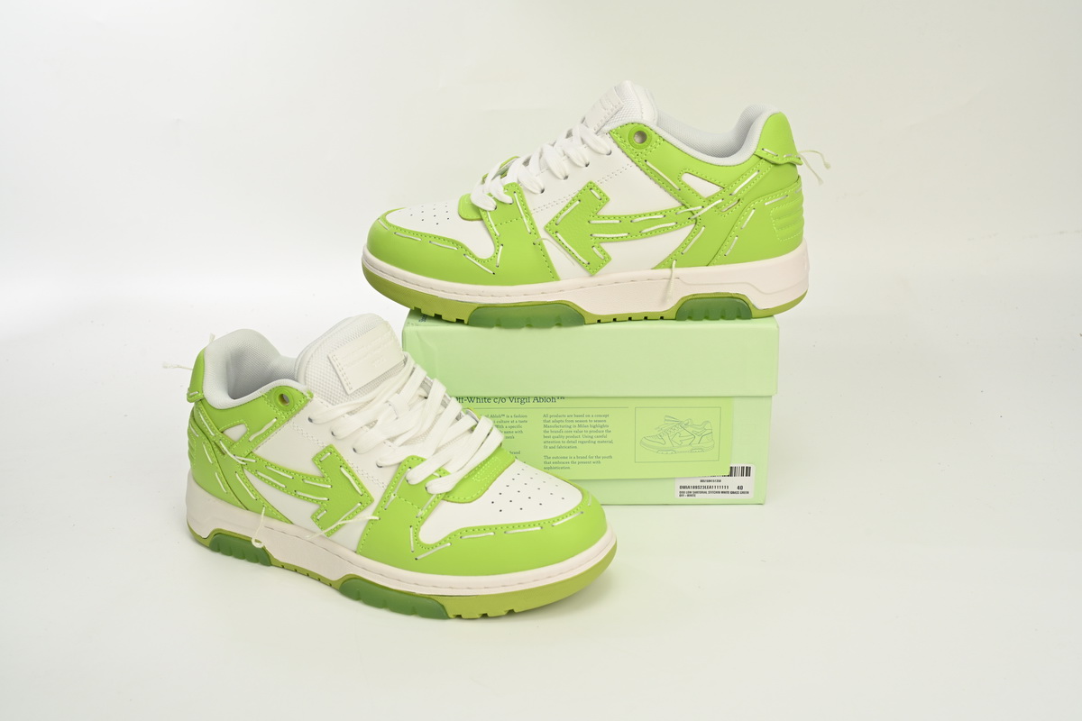 OFF-WHITE Out Of Green And White Limit OMIA189S 23LEA111 1111